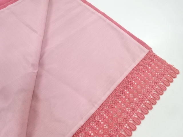  ビロードレース花模様ショール